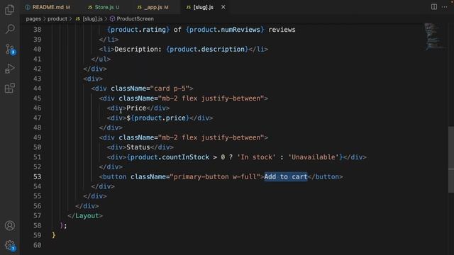 Next JS Tailwind ECommerce Tutorial 2022 [Part 5: Handle Add to Cart] смотреть онлайн