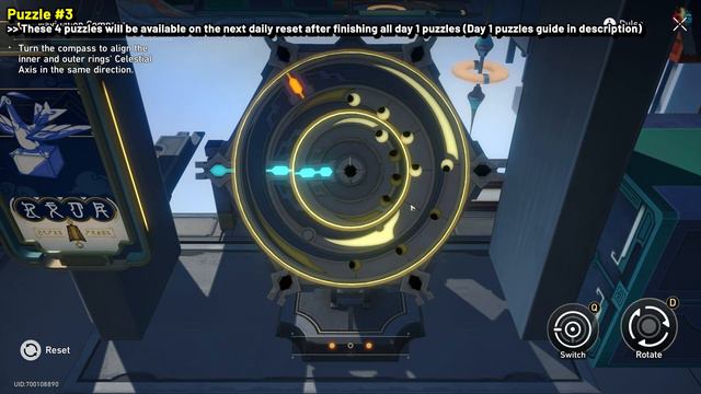 Honkai Star Rail CLOUDFORD NAVIGATION COMPASS Puzzle Solutions (Day 2) смотреть онлайн