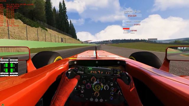 Assetto Corsa - Ferrari 138, Spa, Red Pack, Gameplay 2560x1440, VSync on 50 Hz смотреть онлайн