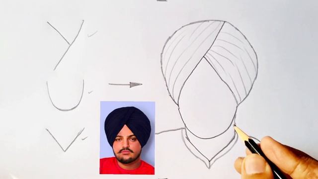 YUV turns into Sidhu Moose Wala drawing смотреть онлайн
