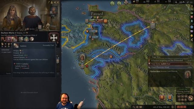 Let's Play Crusader Kings III - Count of Anjou - Part 14 смотреть онлайн