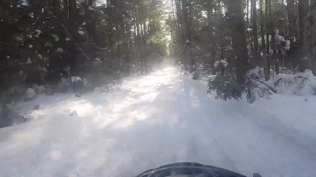 Riding the snowmobile trails of Western Maine - S1E6 Arctic Cat & Polaris смотреть онлайн