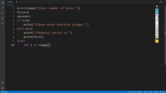 Fibonacci Series in Python | Fibonacci Series in Python Using Recursion | Python Fibonacci Series смотреть онлайн