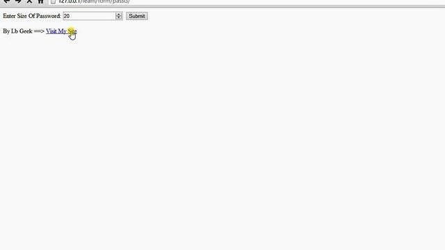 Password Generator PHP Script смотреть онлайн