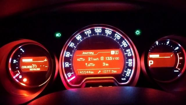 Ситроен С5 Х7(2009 г.в.), моментальный расход на холостом ходу смотреть онлайн