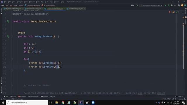 Part 20 Exception Handling смотреть онлайн