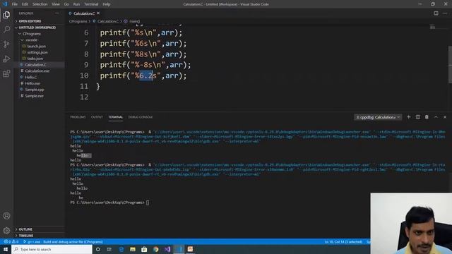 Format Specifiers in C - Part 6 смотреть онлайн