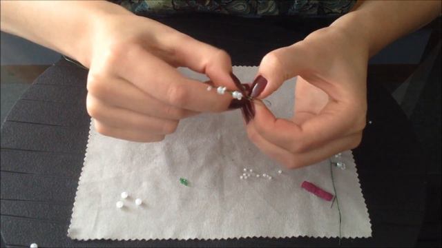 MAIGLÖCKCHEN aus GLASPERLEN. Perlenblumen. Flowers out of beads. Anna's Perlen смотреть онлайн