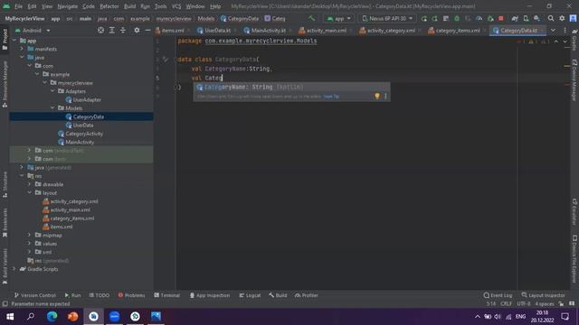 Android Studioda RecyclerView va CardView bilan ishlash 2 qism смотреть онлайн