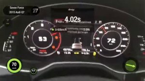 Разгон 0-100 км/ч Audi Q7 Stock