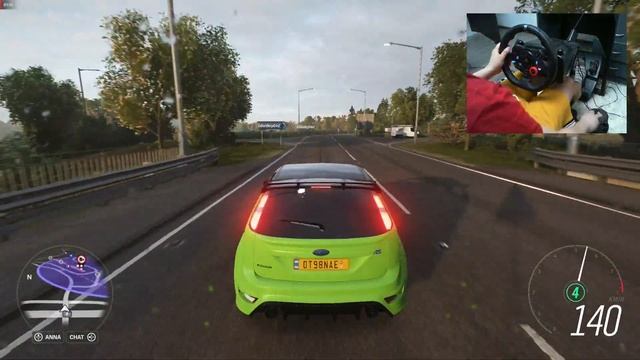 Forza Horizon 4 | Ford Focus RS 2008 | Logitech G29 смотреть онлайн