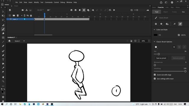 Simple And Easy Animating Walk Cycles in Animate cc | Adobe Flash смотреть онлайн
