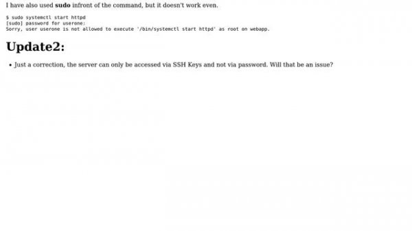 Unix & Linux: Allowing non root users to manage systemd service is not working (2 Solutions!!)