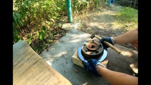 замена шпильки на ступице переднего колеса Нивы