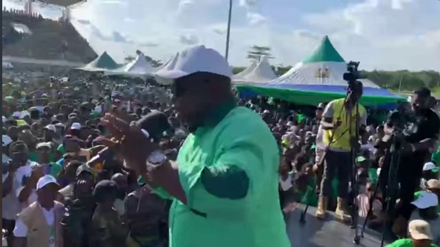 SLPP CAMPAIGN IN BO CITY. PRESIDENT JULIUS MAADA BIO ADDRESSED. SIERRA LEONE PEOPLES PARTY. смотреть онлайн