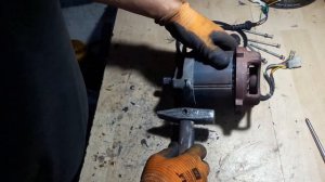 двигатель электрокосилки не запускается - ремонт.