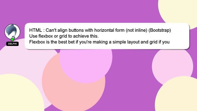 HTML : Can't align buttons with horizontal form (not inline) (Bootstrap) смотреть онлайн
