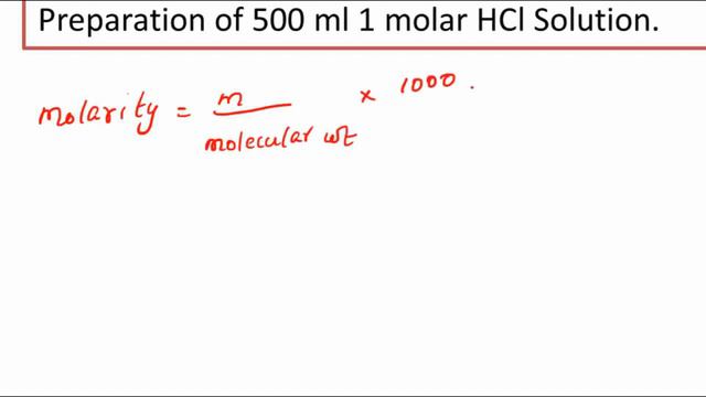 How To Prepare 1 M NaOH & 1 M HCl Solution | Dr.Rani.S.Dharan
