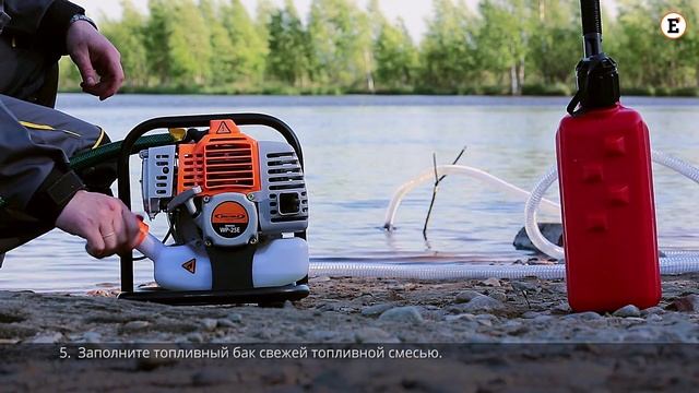 Эксплуатация мотопомпы