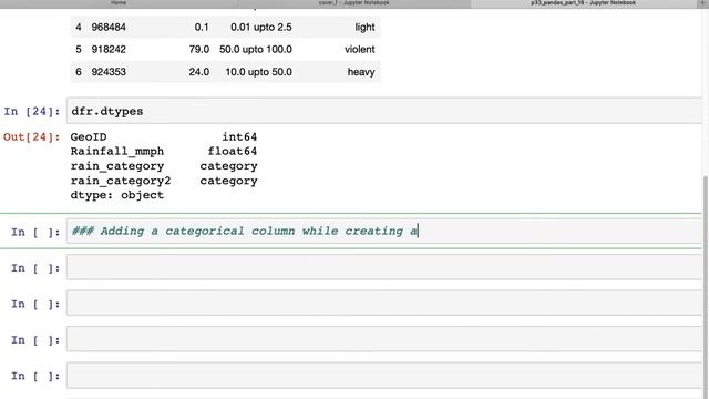 #33 Pandas: Categorical data - 1 in Python.- 19 | Tutorial смотреть онлайн