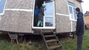 установка двери Выход на террасу
