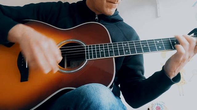 C Major scale improvising # Practice fingerstyle # Yamaha LS-TA TransAcoustic смотреть онлайн