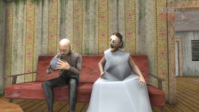 Magic GoldFish vs Granny and Grandpa #part 1-2 ★ Funny horror Animation Granny vs aliashraf смотреть онлайн
