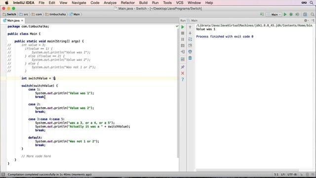 Java top Course : The switch statement Challenge Exercise PART-19 смотреть онлайн
