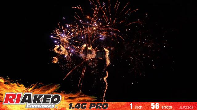 USA 1.4G PRO CAKE 1 inch 56 shots JLP2308 | RIAKEO FIREWORKS смотреть онлайн