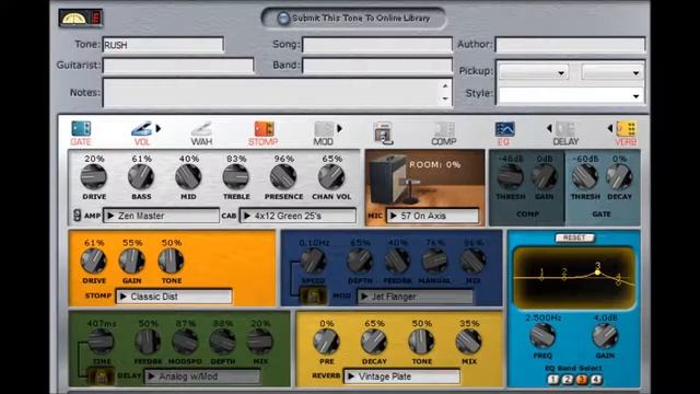 Tone Based - Line 6 POD XT - Rush patch - Playthrough смотреть онлайн