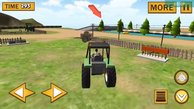 Forage Plow Farming Harvester Gameplay смотреть онлайн