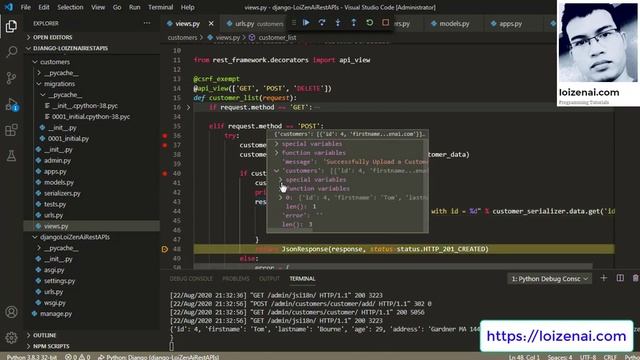 Django RestAPIs CRUD Example with MySQL Tutorial - Django Rest Framework ORM Tutorial смотреть онлайн