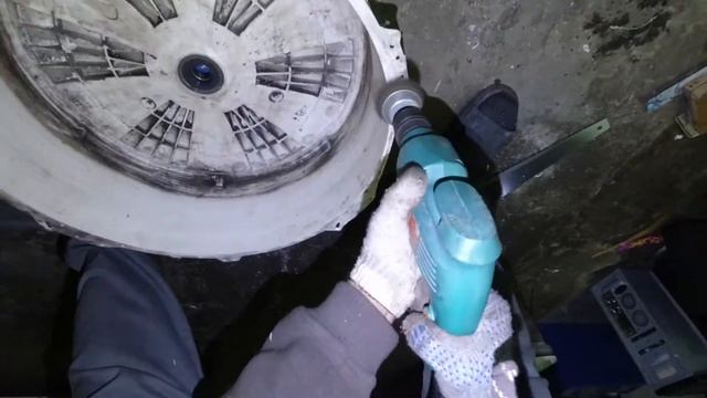 Неразборный бак - замена подшипников. Candy Smart Touch CSS4 1162D. смотреть онлайн