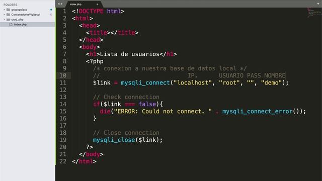 2. Conexión base de datos php mysql смотреть онлайн
