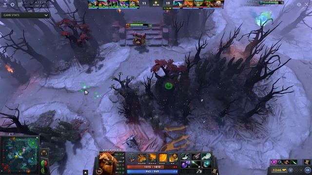 Earthshaker Offlane Gameplay - Patch 7.23f (Dota 2 Gameplay)