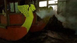 Колесный Пароход (Первый запуск парового двигателя)