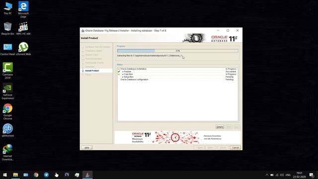 How to Install Oracle 11g database for Windows 10 in Telugu смотреть онлайн