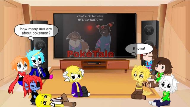 Undertale reacts to Frisk AU themes смотреть онлайн