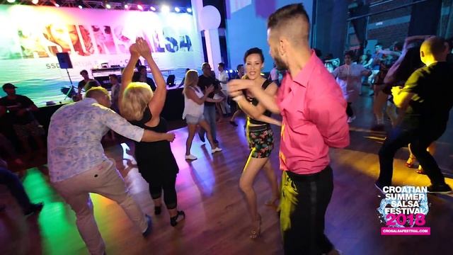 Panagiotis & Candice - social dancing @ ADRIS OLD TOBACCO FACTORY смотреть онлайн