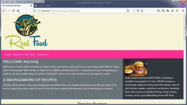 PHP for Beginners - PHP Variables Part 2 (Joining Variables Together) смотреть онлайн