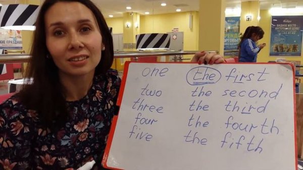 Порядковый числительные в английском