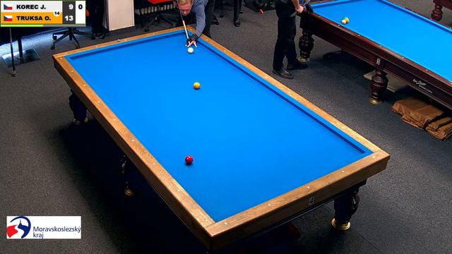 Czech Tournament | 3-cushion | Grand prix 3C | Q | Jaroslav Korec v Otakar Truksa смотреть онлайн