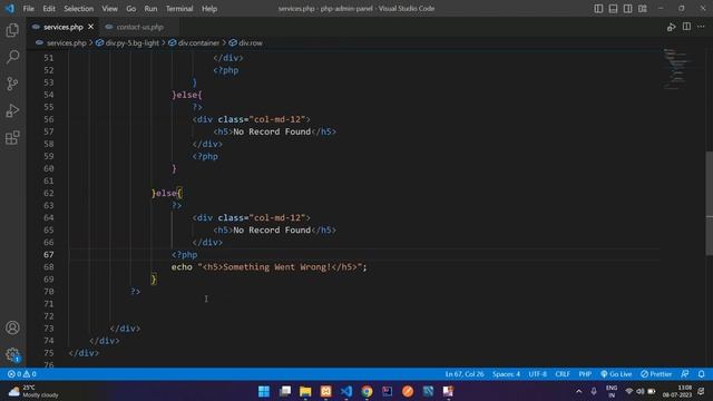 Part 14 - Display Services on website as card view & view each service by id/Slug in php website смотреть онлайн