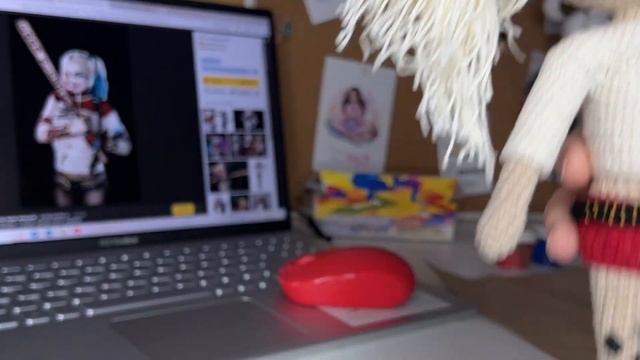 Вязаная кукла крючком. #свяжемкукол3. Крашу волосы и одежду. смотреть онлайн