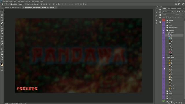 TUTORIAL | PHOTOSHOP PSD TEMPLATE TEXT EFFECK смотреть онлайн