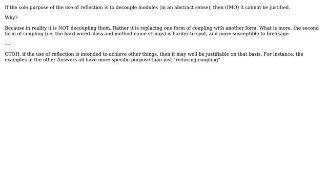 Software Engineering: Using Java Reflection to decouple code modules (4 Solutions!!) смотреть онлайн