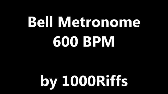 Bell Metronome : 600 BPM - Beats Per Minute смотреть онлайн