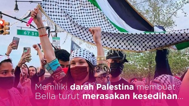 Bella Hadid Bergabung dalam Aksi Dukung Palestina смотреть онлайн