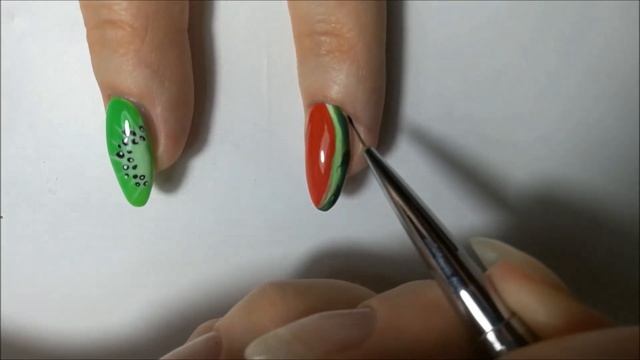 Арбуз на ногтях за 2 минуты смотреть онлайн