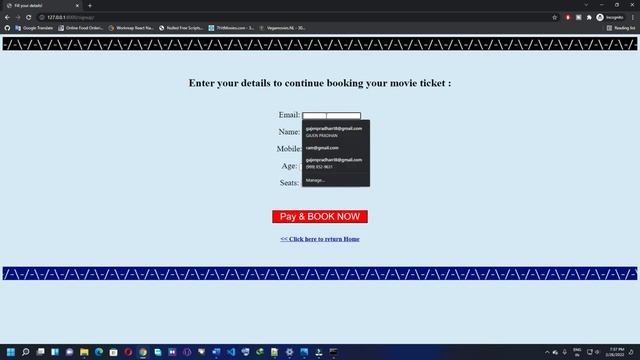 Online movie ticket booking Project in python django смотреть онлайн